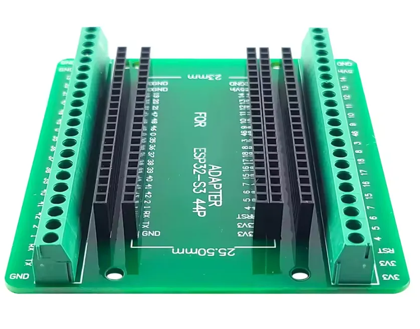 Placa breakout para ESP32-S3 N16R8 44-Pin 23mm y 25.5mm boards