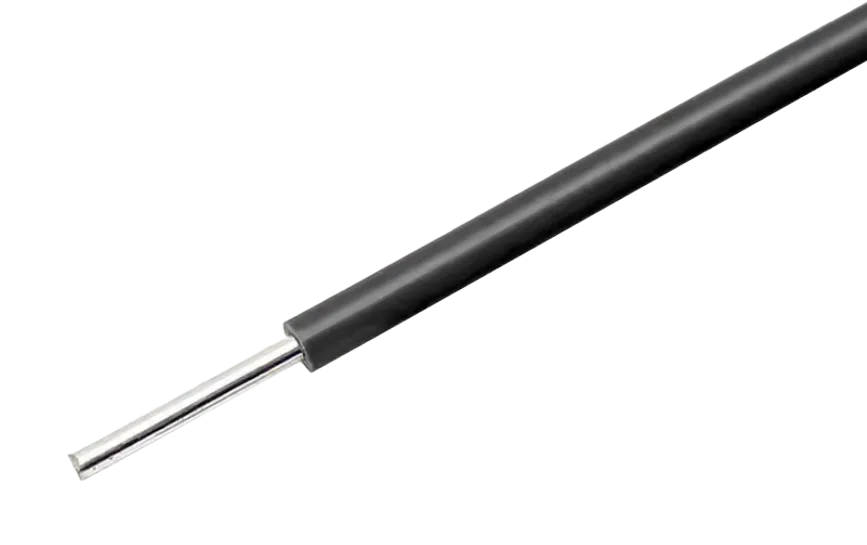 Fil noir à âme massive 22AWG pour breadboards au mètre