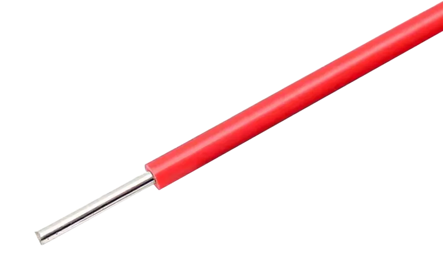Fil rouge à âme massive 22AWG pour breadboards au mètre