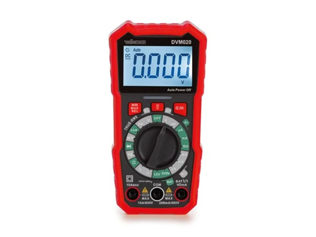Multímetro digital Velleman CAT III 600V