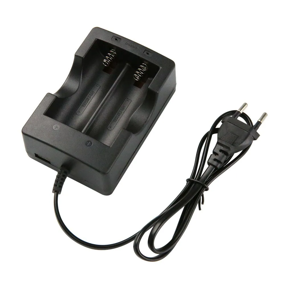 Charger for 2x 18650 lithium batteries 3.6V / 3.7V / 4.2V