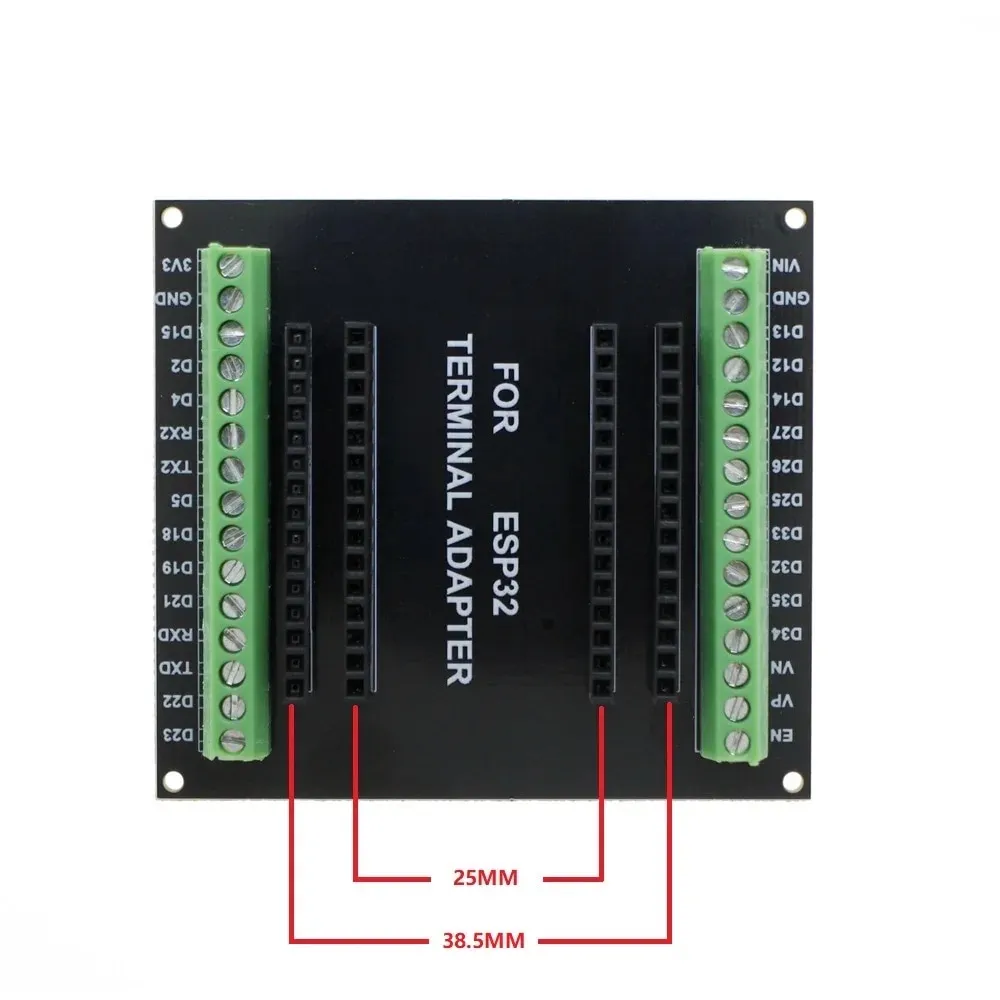 Carte breakout pour ESP32 Devkit V1 avec bornes à vis