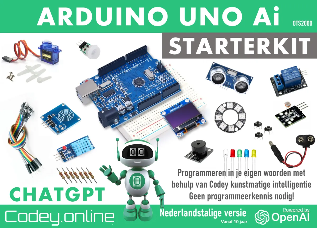 Arduino Starterkitillä Codey ChatGPT AI suomeksi