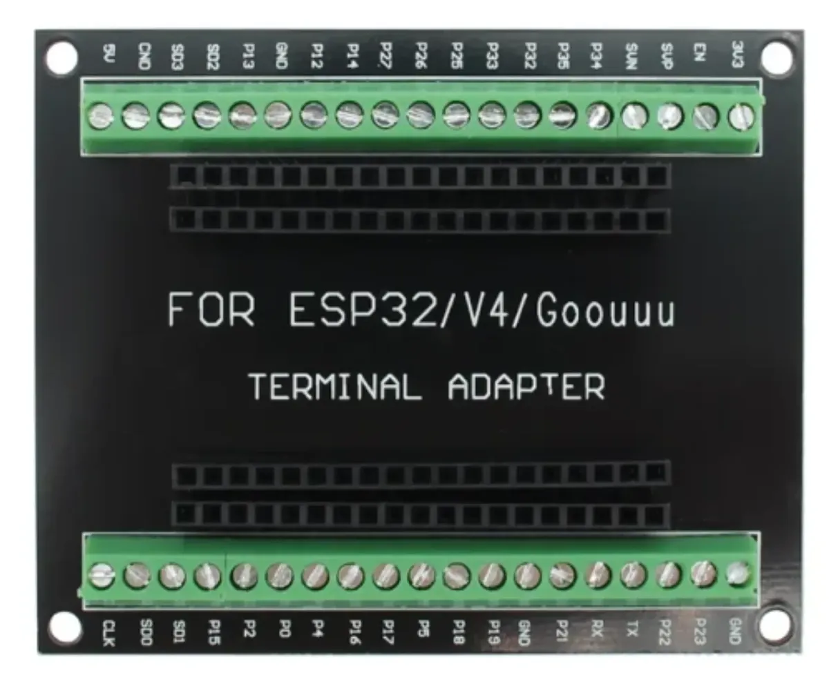 Breakout board για ESP32 32U 38 pins με βιδωτούς ακροδέκτες