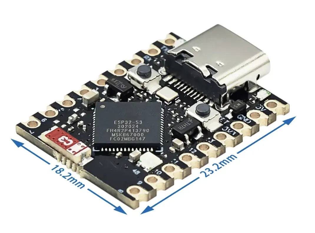 ESP32-S3 Super Mini 4MB Flash en 2MB PSRAM