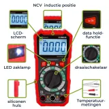 Multímetro digital Velleman CAT III 600V – 2