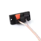 Speaker terminal with push spring clamps, 2-pole – 2