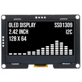 2.4 inch OLED display 128x64 Wit I2C SSD1309 3.3V – 1