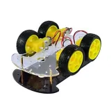 Podvozek se 4 koly a 4 TT motory robotická základna DIY – 2