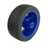 Koło z gumą do robota lub smart car Niebieski – 2