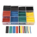 Kit de 530 pièces de gaines thermorétractables colorées en boîte – 1