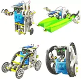 14 i 1 Solar Robot pædagogisk solenergi-kit – 4