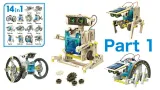 14 i 1 Solar Robot pædagogisk solenergi-kit – 6