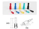 Asortyment izolowanych końcówek kablowych - FRD/MPD2-156 – 6