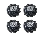 Mecanum Wheel / Omnidirectional Wheel - 60MM-K Black Set of 4 – 1