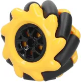 Mecanum Pyörä /Omnidirektionaalinen Pyörä - 60MM-K Keltainen - Setti 4 kpl – 1