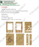 Przezroczysta obudowa do cyfrowego oscyloskopu DSO138 – 2