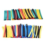 Assortiment de gaines thermorétractables 2:1 - 328 pièces, 5 couleurs, 8 diamètres – 5