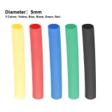Assortiment de gaines thermorétractables 2:1 - 328 pièces, 5 couleurs, 8 diamètres – 7