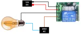Drahtlose Programmierbare Relaismodul inkl. Fernbedienung (4 Tasten) - 12V 433Mhz RF – 2