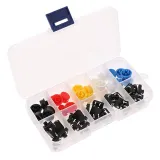 Sortiment Druckknöpfe, Moment - 25 Stück, 5 Farben, 12X12x7.3mm – 1