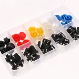 Sortiment Druckknöpfe, Moment - 25 Stück, 5 Farben, 12X12x7.3mm – 4