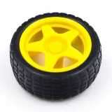 Rad mit Gummi für Roboter oder Smart Car gelb – 2