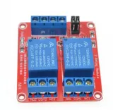 Релейен модул 5 V, 2-канален, с винтови клеми и оптрон – 1
