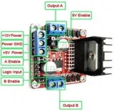 L298N Motor Driver Board червен – 2