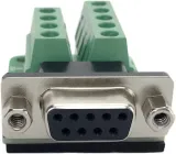 Adattatore D-SUB femmina DB9 RS232 seriale a morsettiera a vite – 1