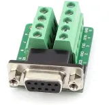 Adattatore D-SUB femmina DB9 RS232 seriale a morsettiera a vite – 2