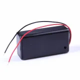 9V-Batteriehalter mit EIN/AUS-Kippschalter 9 Volt mit Deckel – 3