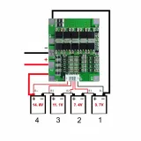 Circuit de protection BMS 4S 30A avec fonction d’équilibrage – 5