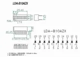 10 Segment LED Bar Gul – 5