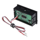 Voltmeter 0-100V - Rød, 0.56 inch, 3 Ledninger – 3