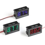 Voltmetr 3.5-30V - Červený, 0.56inch, 2 vodiče. – 3