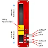 Lineær Potentiometer Modul Dobbelt Output 10K – 2