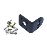 Aluminium 25mm reduktiomoottorin kiinnike 6 ruuvilla – 6