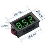 Voltmeter 3,5V-30V -  Grün, 0.56 inch, Einbau – 3