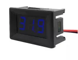 Βολτόμετρο DC 3,5V-30V -  Μπλε, 0.56 inch, Εντοιχιζόμενο – 1