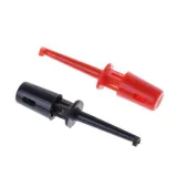 Mini Test Clip with Spring Hook for PCB SMD IC 43mm - Red – 3