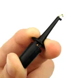Mini Testclip met Geveerd Haakje voor PCB SMD IC  43mm  - Zwart – 2
