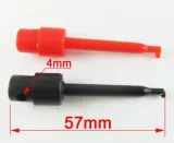 Test clip with Spring Hook for PCB SMD IC 57mm - Red – 1