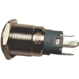 Pulsante | Moment - puls | 5V LED VERDE| ACCIAIO INOX | 16mm – 3