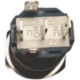 Drukknop | Moment - puls | 5V LED BLAUW | RVS | 16mm – 4
