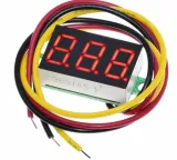 Voltmeter 0V-100V Rød – 3