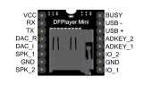 DFPlayer Mini (clone) MP3 modul s MicroSD slotem – 2