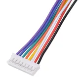 8 Pins Connector/Terminal Draht, einseitig - male, 26AWG 20cm, XH2.54mm – 2