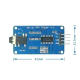Modulo MP3 seriale UART TTL con slot Micro SD (alternativa YX5300) – 2