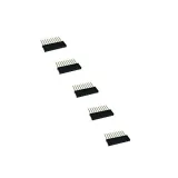 10-pinninen naaras 11 mm korkea pinottava header-liitin – 2